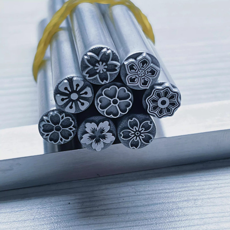 Leather Stamp Set - 8PCS Leather Stamping Tools - Flower