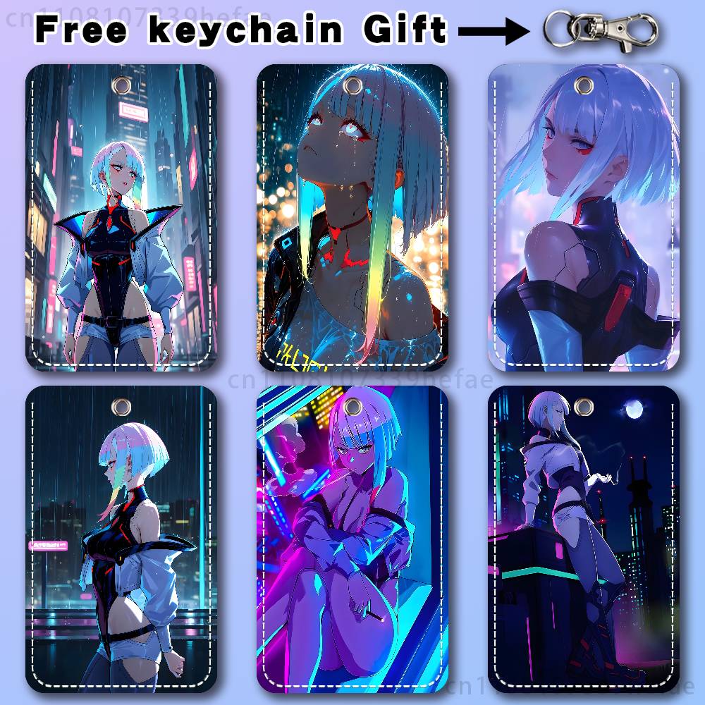 For Leather Work - Lucy C-Cyberpunk E-Edgerunners Holder Keychain For