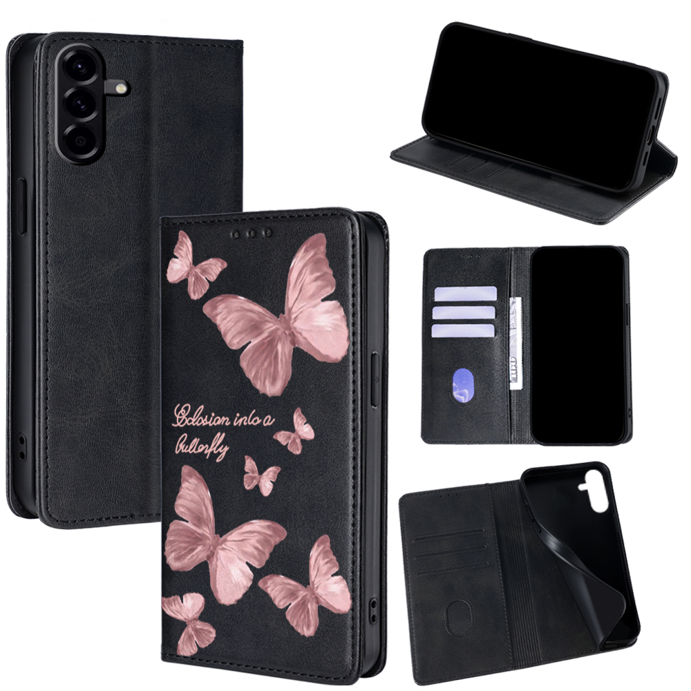 Pink butterfly Pattern Leather - огляд і ціна Leatherwork Drawing