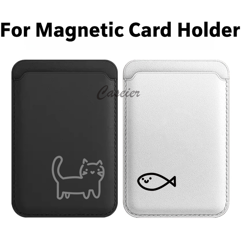 Line Cat Fish Pattern Magnetic - огляд і ціна Leatherwork Drawing