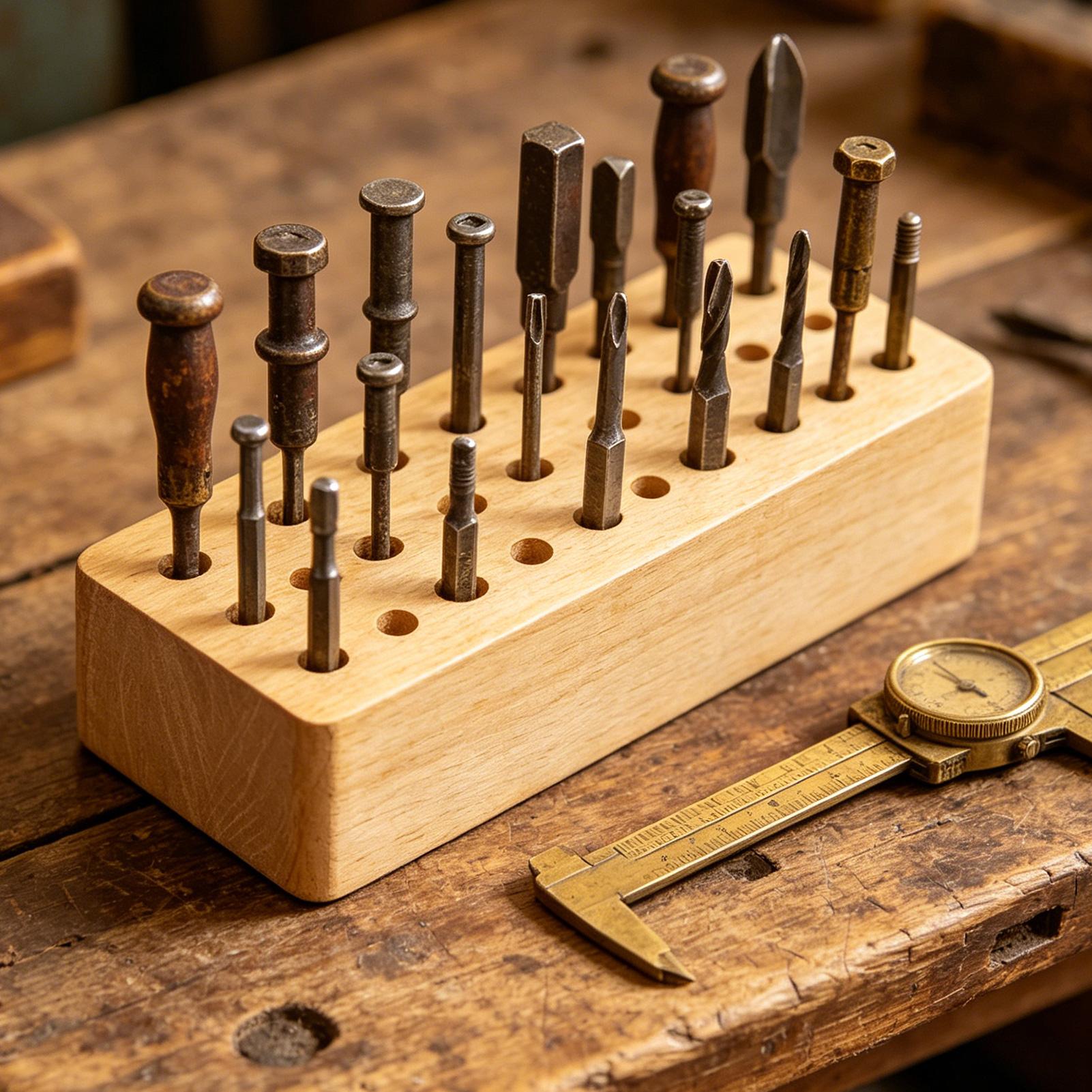 Leather Tool Holder 30-Hole Wo - огляд і ціна Leatherwork Hobby