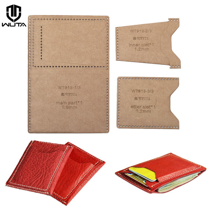 WUTA 913 Mini Card Case Kraft  - огляд і ціна Leatherwork Patterns