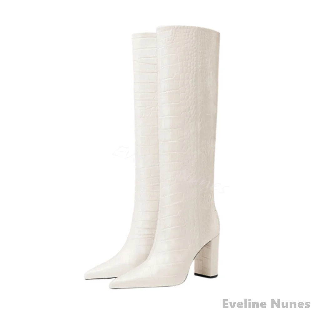 Luxury Crocodile Pattern Boots - огляд і ціна Leatherwork Drawing