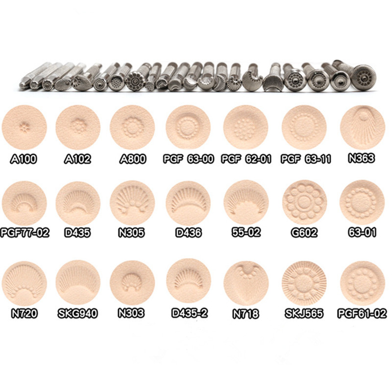 1Pcs DIY Leather Craft Alloy M - огляд і ціна Leather Stamp Set