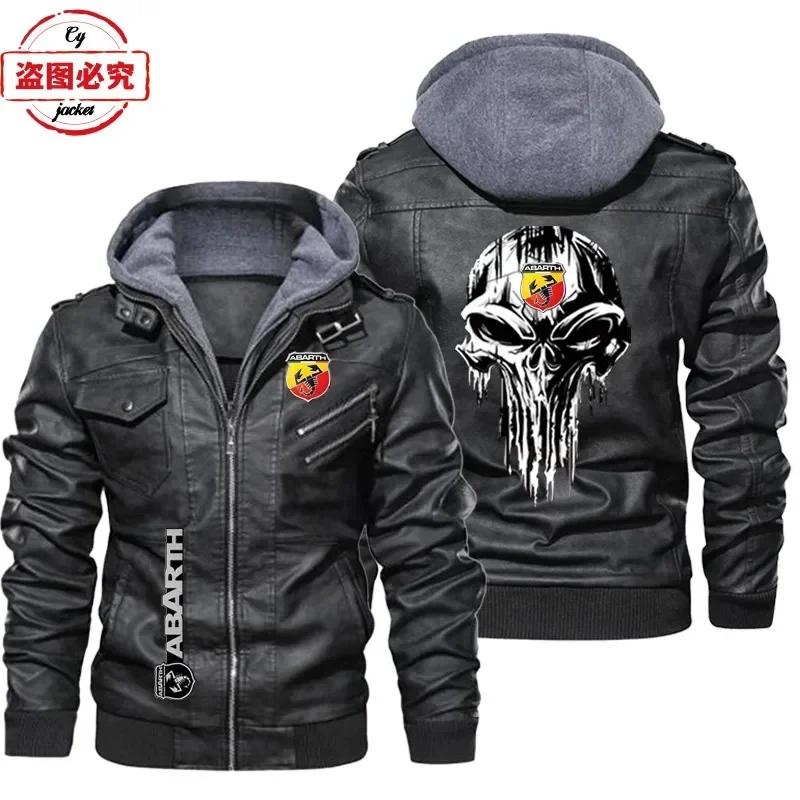 European Size Leather jacket A - огляд і ціна Leather Work Jacket With Hood