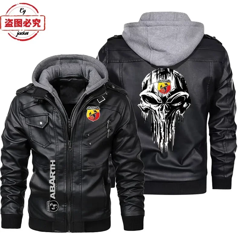 European Size Leather jacket A - огляд і ціна Leather Work Jacket With Hood