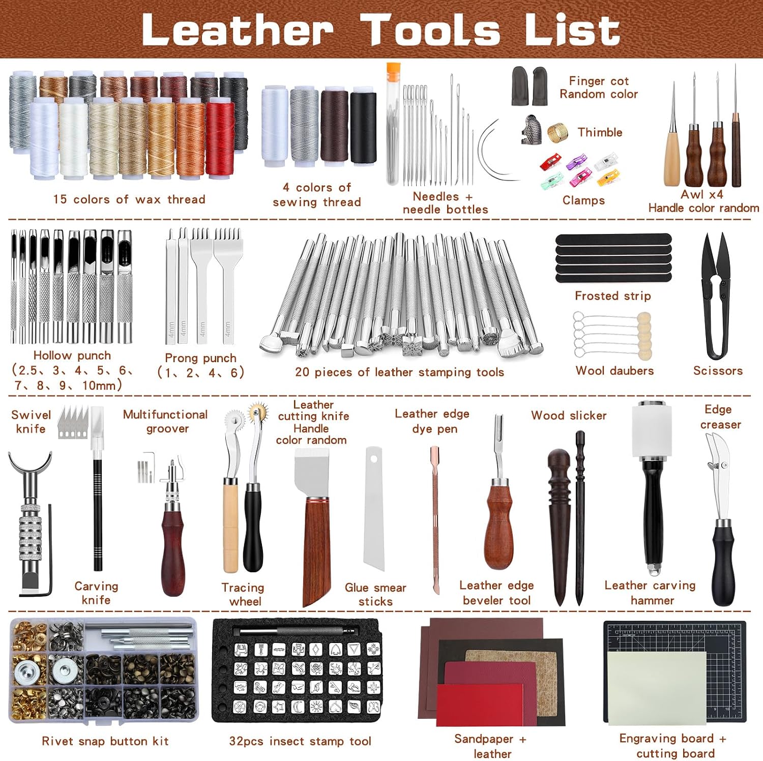 Leather Tooling Kit Leather Cr - огляд і ціна For Leather Work