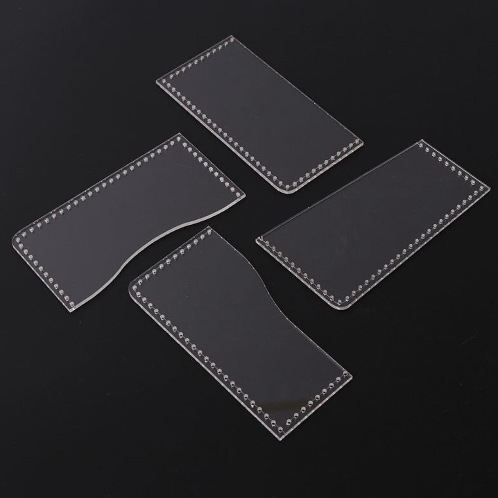 Acrylic Leather Wallet Card Ba - огляд і ціна Leatherwork Templates