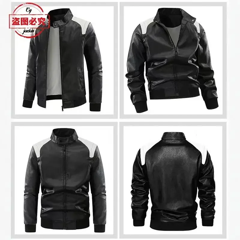 Ready to Race logo printed off - огляд і ціна Leather Work Jacket With Hood