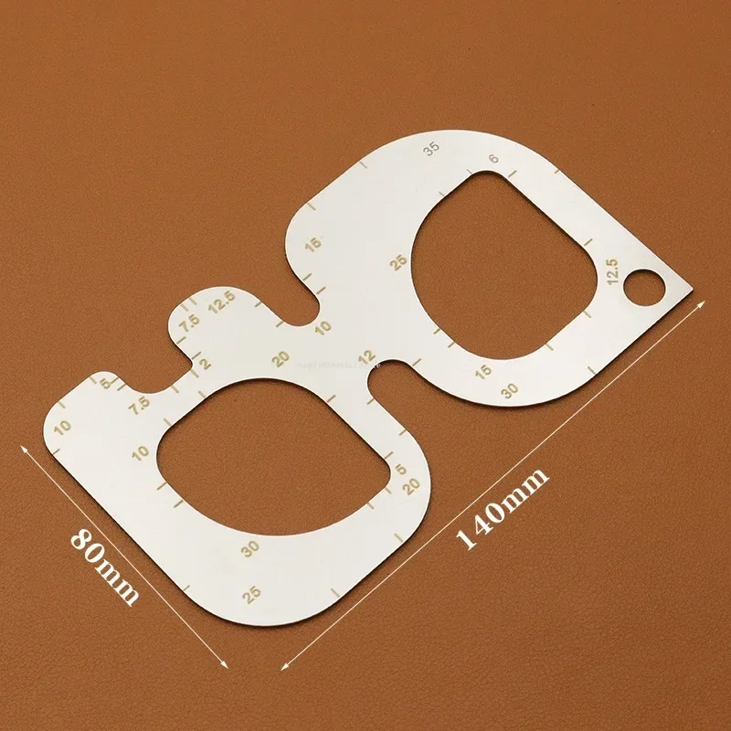R Positioning Ruler Stainless  - огляд і ціна Leatherwork Templates