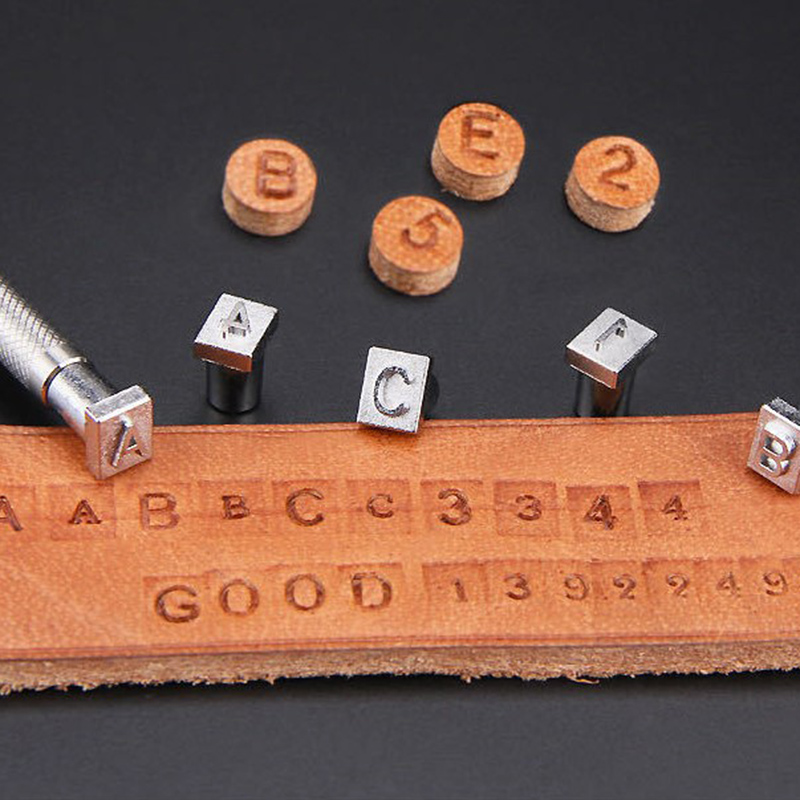 36pcs Steel Alphabet letter Nu - огляд і ціна Leather Stamp Set