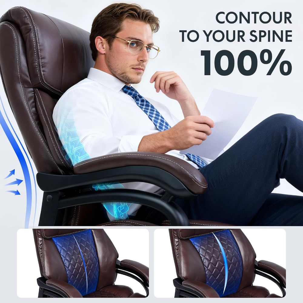 High-Capacity Office Chair for - огляд і ціна For Leather Work