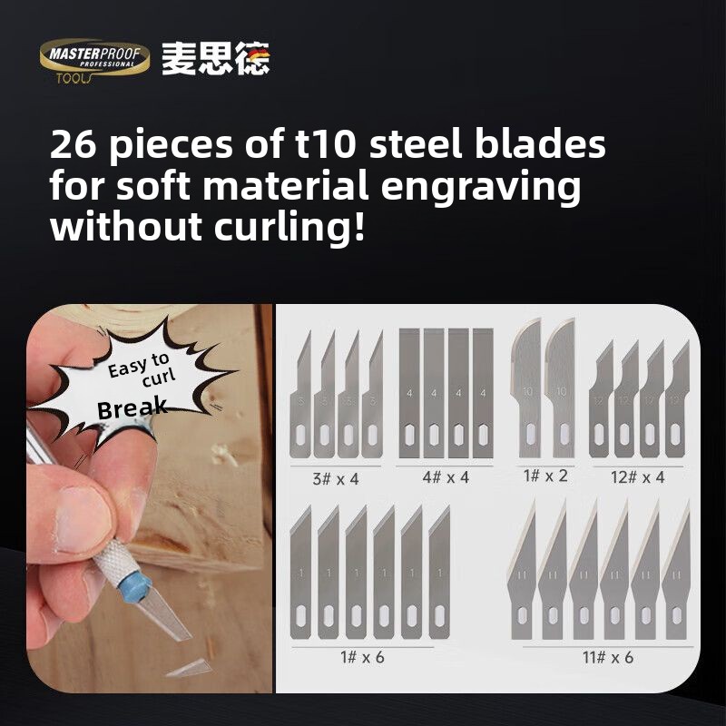 23/32Pcs Exacto Knife Set, Pre - огляд і ціна Leatherwork Hobby
