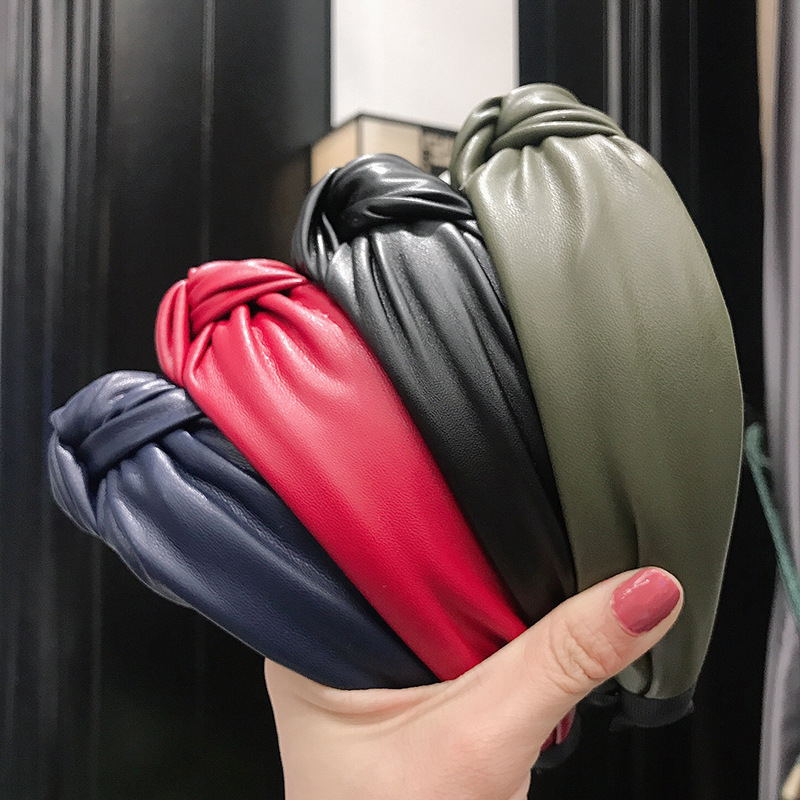 New Fashion Solid Colors Hair  - огляд і ціна Leatherwork Pony